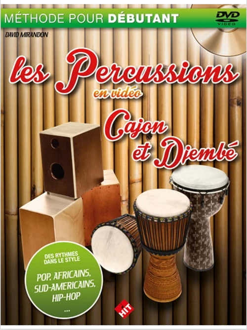 Mirandon D. - Les Percus En Video Livre + DVD - Djembe et Cajon
