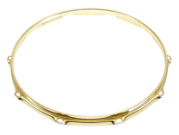 Sparedrum Drum Hoop 14" 10 Tension Rod Snare Side Gold Super Triple Flange 2.3mm