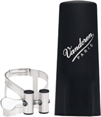 M/O SILVERED LIGATURE Bb WITH PLASTIC CAP - LC51SP