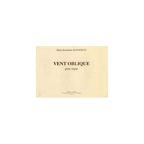 Combre Dufourcet - Vent Oblique - Orgue
