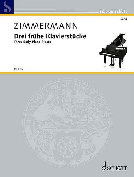 Schott Three Early Piano Pieces
