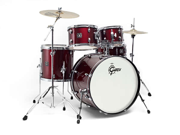 GE1-E605TK-WR- NEW ENERGY FUSION 20" WINE RED + PAISTE 101 CYMBALS 2 PACK