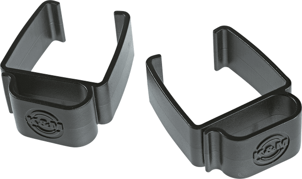K&M Set of 2 cable clamps 18809 Black