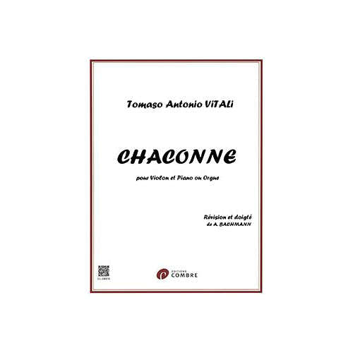 Combre Vitali - Chaconne - Violon et Piano Ou Orgue