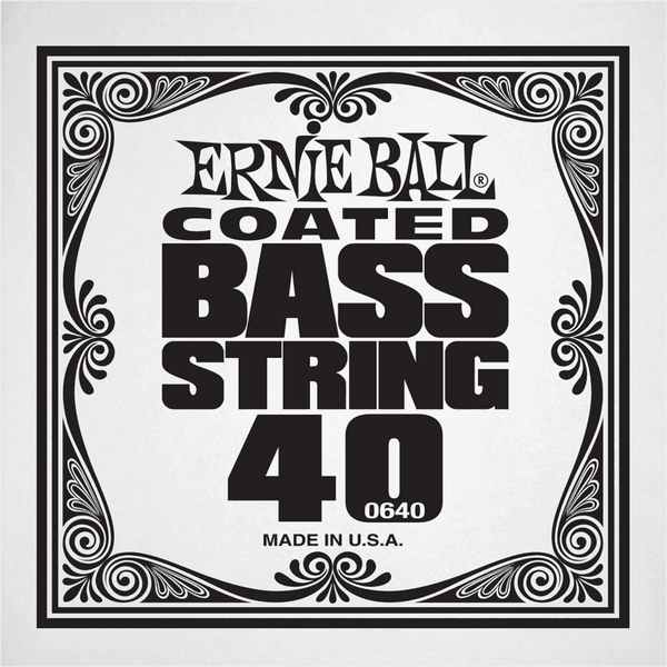 Ernie Ball .040 COATED NICKEL WOUND ELECTRIC BASS STRING SINGLE
