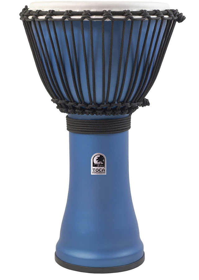 Djembe Freestyle Rope Tuned Ocean Blue Matte Sfdj-10Ob