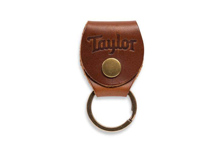 1516 Key Ring W/Pick Holder - Medium Brown Nubuck
