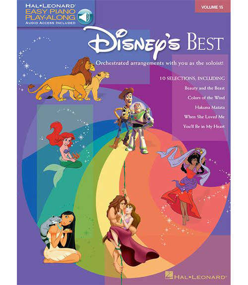 Hal Leonard DISNEY'S BEST + MP3 - PIANO SOLO
