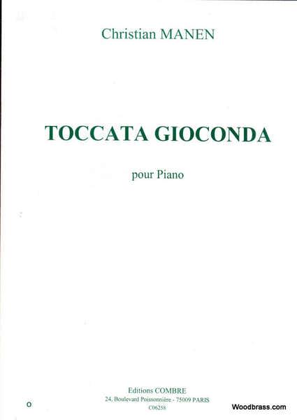 Combre Manen Christian - Toccata Gioconda - Piano