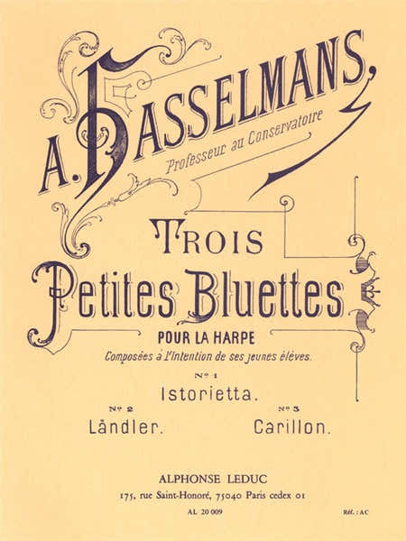 Leduc 3 Petites Bluettes Op.28 (Harp solo)