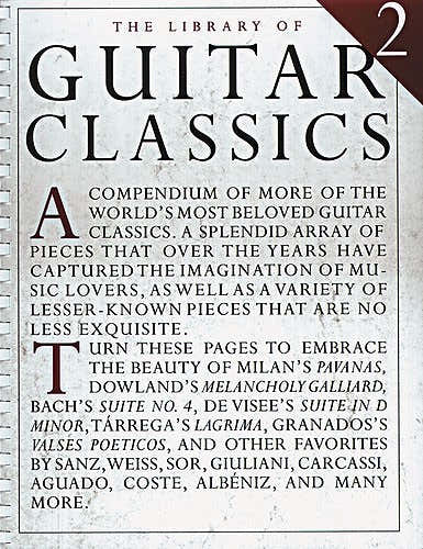 Wise Publications LIBRARY OF GUITAR CLASSICS : VOL 2