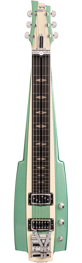 Lap Steel Fairytale Harbor Green & White