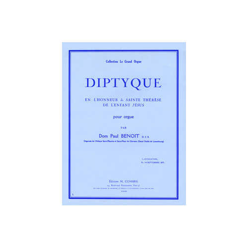 Combre Benoit - DIPTYQUE-honneur Ste Thérèse - Orgue