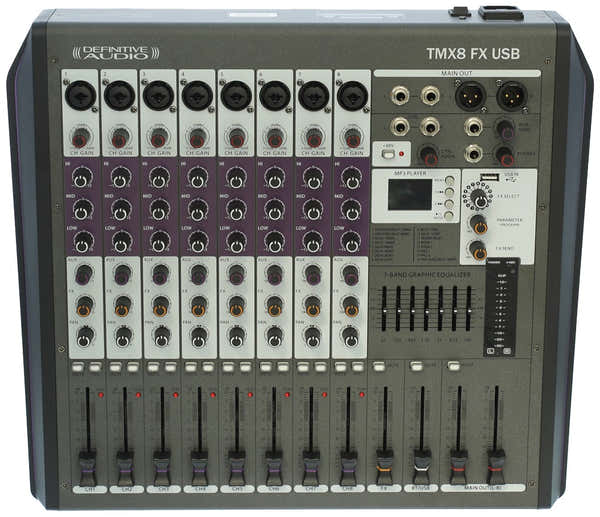 Definitive Audio TMX8 FX USB