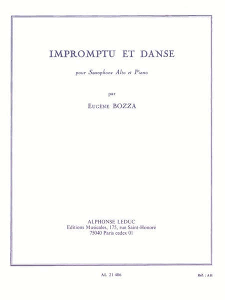 Leduc Impromptu Et Danse