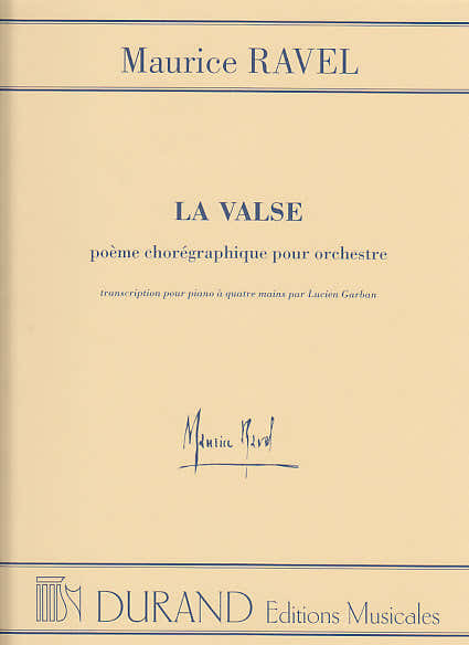Durand RAVEL M. - LA VALSE - PIANO 4 MAINS