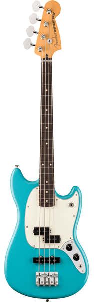 Fender Mustang Bass PJ Player II RW Aquatone Blue