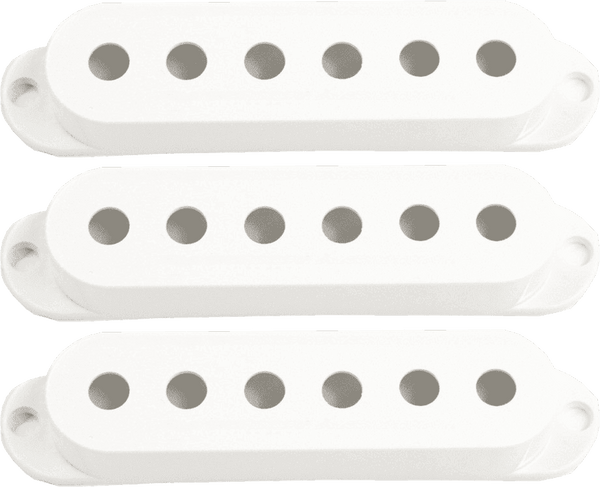 Seymour Duncan S-COVER-W-NOL - 3 X COVER S WHITE WITHOUT LOGO