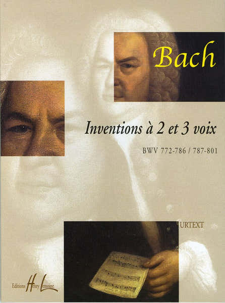 Lemoine Bach J.S. - Inventions 2 et 3 Voix - Piano