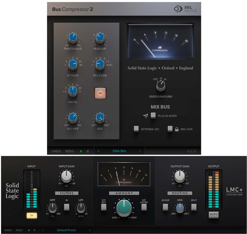 SSL Bus Compressor 2 and LMC+ Bundle