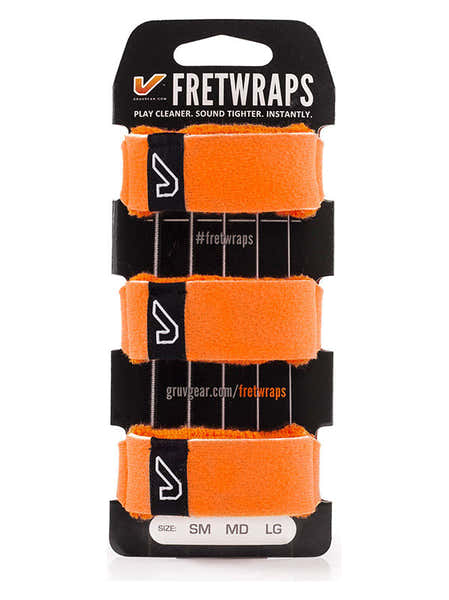 Gruvgear FretWraps 3-Pack Flare Orange - Large