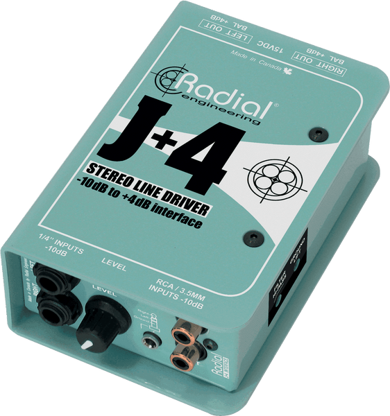 Radial J+4 Active Stereo Converter