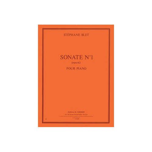 Combre Blet - Sonate No.1 Op.6 - Piano