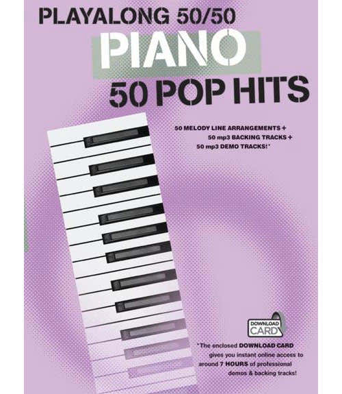 Wise Publications PLAYALONG 50/50 PIANO POP HITS - PIANO SOLO