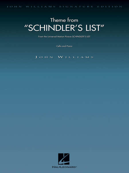 John Williams - Theme From Schindler's List - Violoncelle & Piano