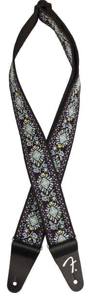 Fender PASADENA WOVEN STRAP BLUE LOTUS 2"