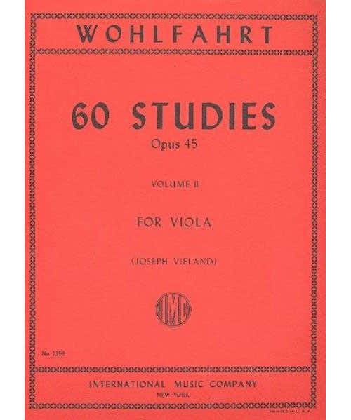 Wohlfahrt - 60 Studies Vol. 2 Op.45 - Alto