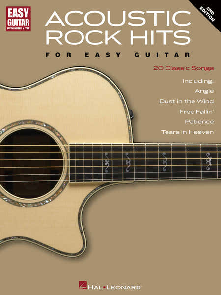 Hal Leonard Acoustic Rock Hits For Easy Guitar 2nd edition