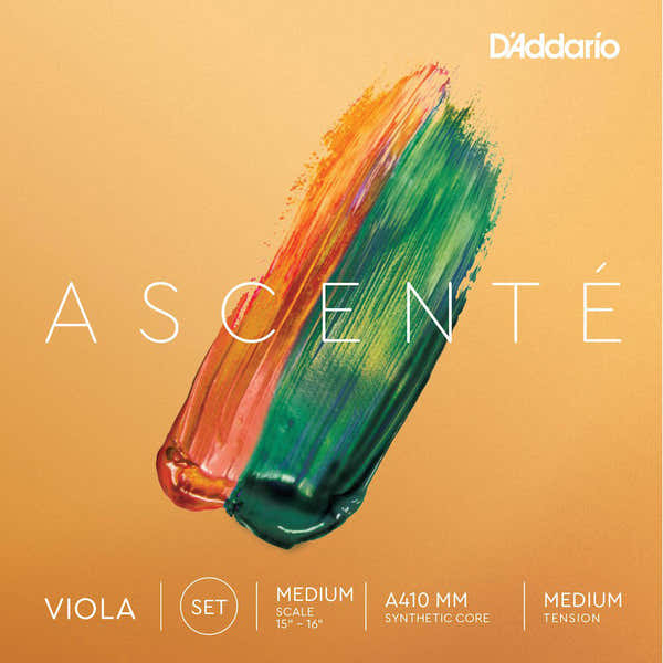D'ADDARIO STRING SET FOR VIOLA ASCENTE MEDIUM TENSION TUNING FORK MEDIUM