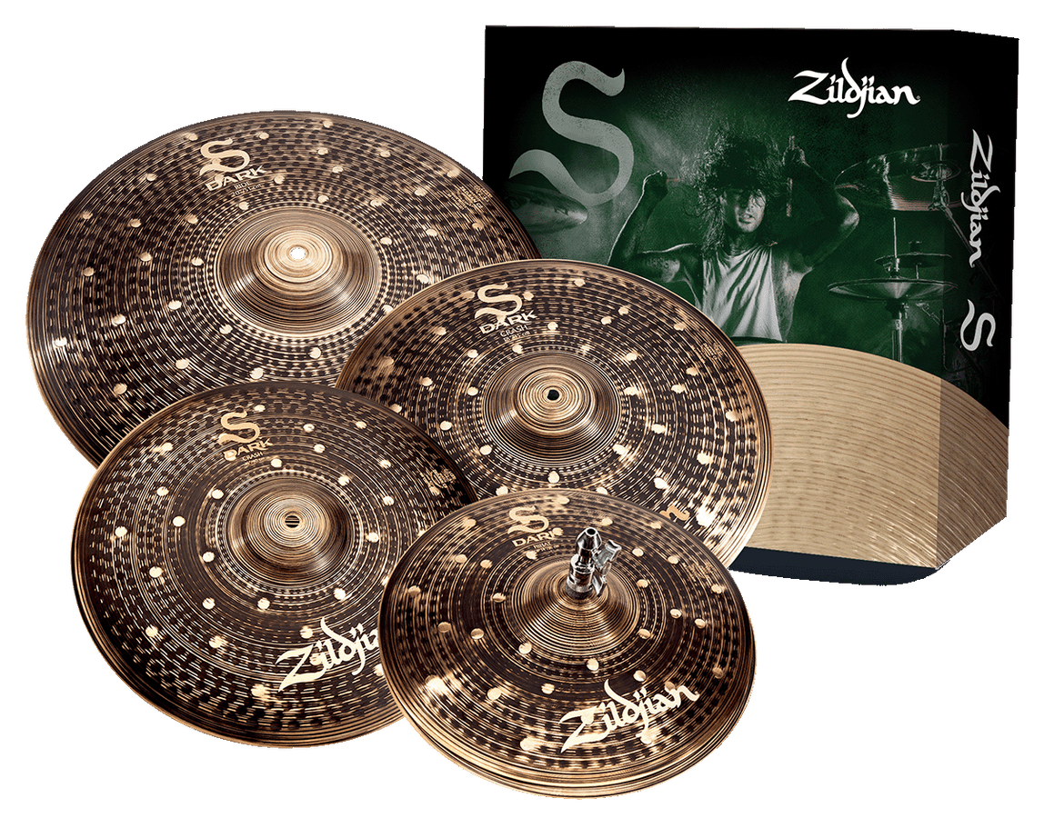 S-FAMILY DARK CYMBAL SET 14/16/18/20