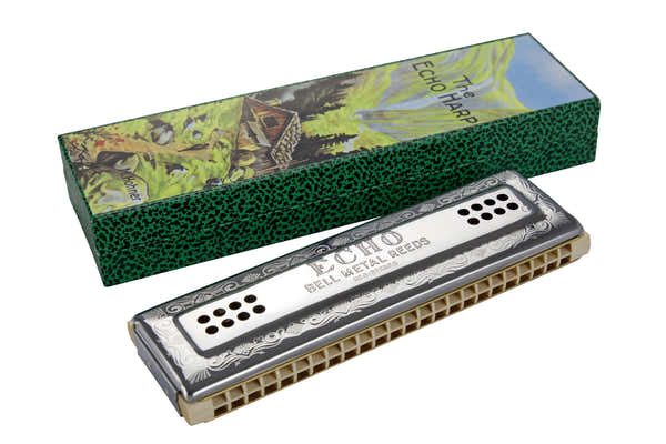 Hohner TREMOLO 56/96 ECHO DOUBLE DROIT 96 HOLES C AND G DO AND SOL