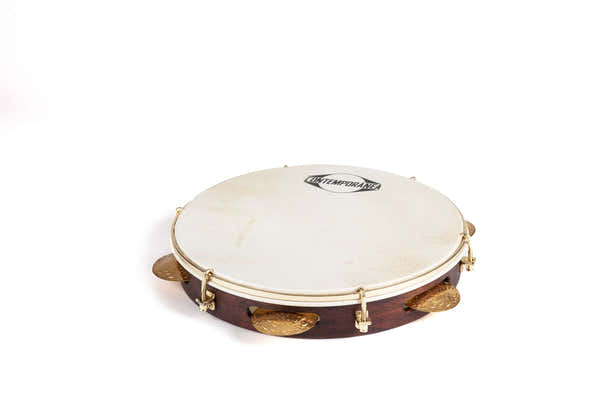 Contemporanea Pandeiro 10" wood Luthier - animal head - Pro