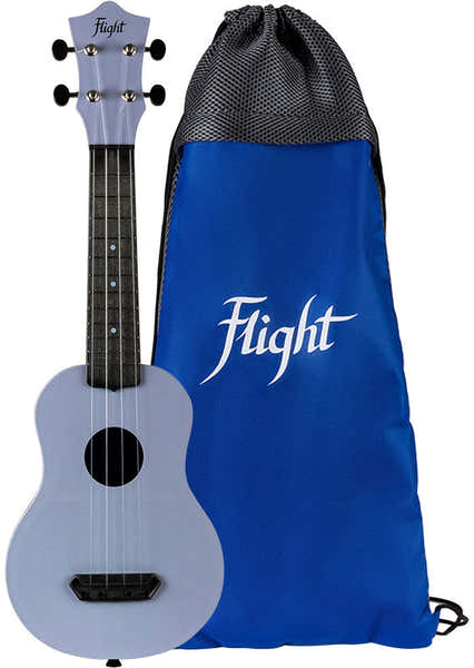Flight Ultra Travel Soprano Ukulele - Fog -
