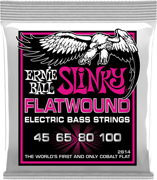 Ernie Ball 2814 Flatwound Super Slinky 45-100