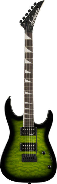 Jackson Guitars JS20 DKQ 2PT Dinky JS Ama Transparent Green Burst