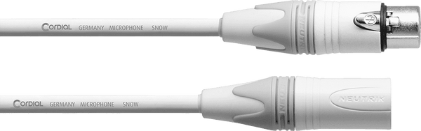 MICROPHONE CABLE XLR 5 M WHITE