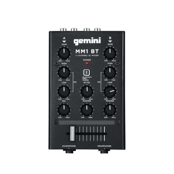 Gemini MM1BT - MIXING TABLE - 2 CHANNELS (BLUETOOTH)