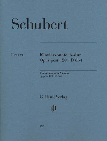 Schubert F. - Piano Sonata A Major Op. Post. 120 D 664 - Piano