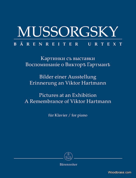 Barenreiter Mussorgsky M. - Pictures At An Exhibition A Remembrance Of Viktor Hmann - Piano