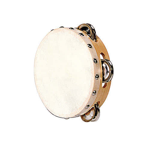 Fuzeau Tambourine Natural Skin 15 CM + Jingles