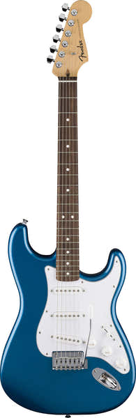 Fender Standard Stratocaster LRL White Pickguard Aqua Marine Metallic