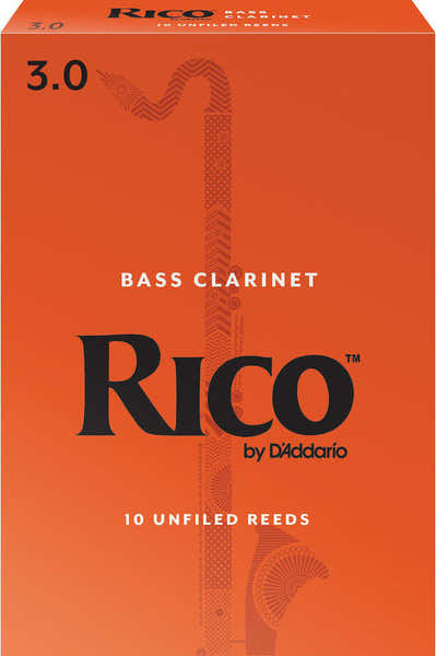D'addario - Rico ORANGE BASS CLARINET REEDS 3