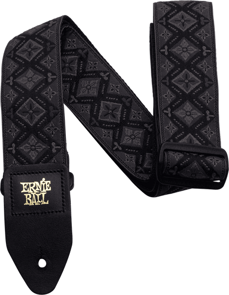 Ernie Ball STRAP DE GUITARE JACQUARD REGAL BLACK