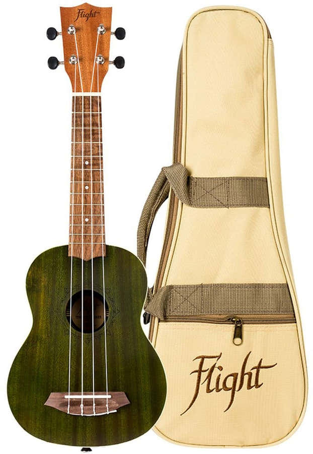Flight: Gemstone NUS380 Soprano Ukulele - Jade -