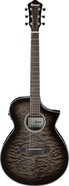 Ibanez AEWC16QATKH Transparent Black Sunburst
