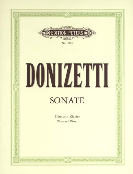 Donizetti Gaetano - Flute Sonata In C